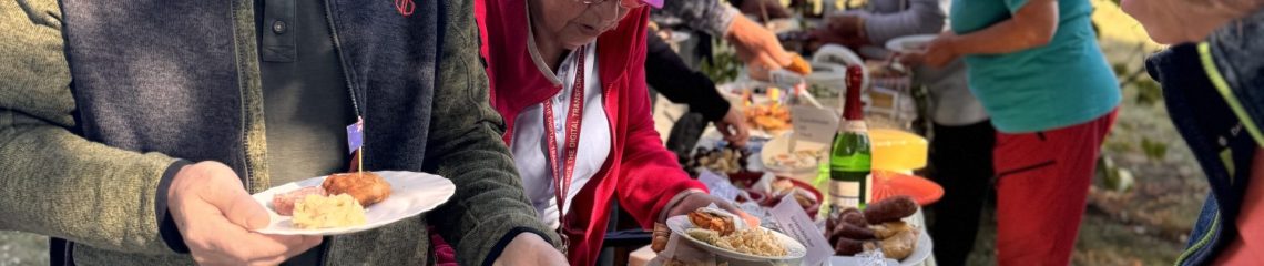 Frühstück am Teich